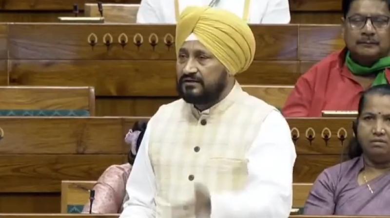 Charanjit Singh Channi In the Parliament Charanjit Singh Channi In the Parliament