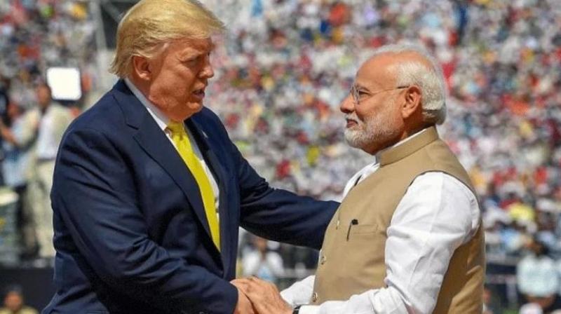 donald trump with Narendra Modi donald trump with Narendra Modi