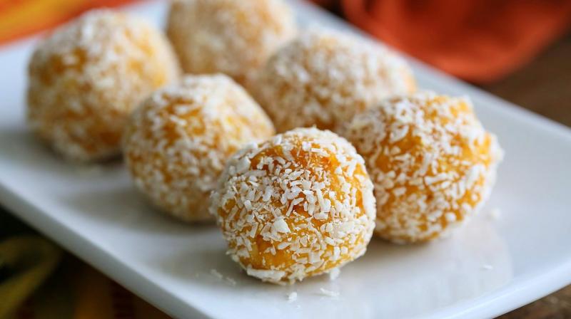 Mango and Nuts Laddo Mango and Nuts Laddo