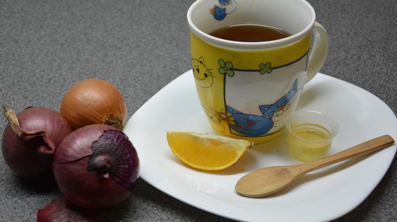 Onion tea Onion tea