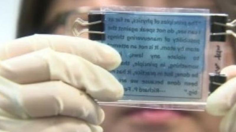 Scientists Create Rewritable Paper