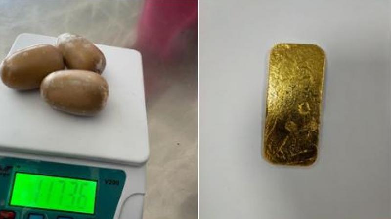 Gold worth Rs 49.12 lakh recovered from Sri Guru Ramdas Ji Airport Gold worth Rs 49.12 lakh recovered from Sri Guru Ramdas Ji Airport