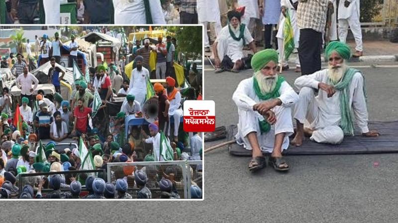 Farmers stage dharna