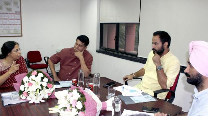 Focus on promoting tech solutions for replacing coal with paddy straw based fuel pellets: Meet Hayer Focus on promoting tech solutions for replacing coal with paddy straw based fuel pellets: Meet Hayer