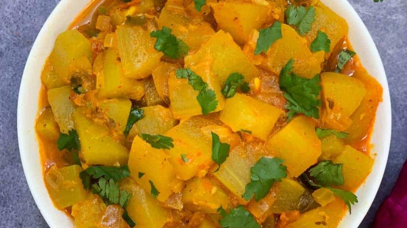 Make gourd vegetables in your home kitchen