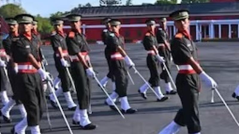 Passing out parade. Passing out parade.