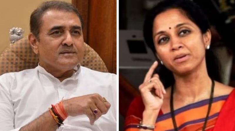 Praful Patel and Supriya Sule. Praful Patel and Supriya Sule.