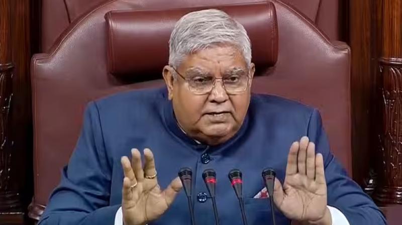 Rajya Sabha chairman Jagdeep Dhankhar Rajya Sabha chairman Jagdeep Dhankhar
