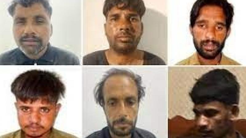 Six Arrested. Six Arrested.