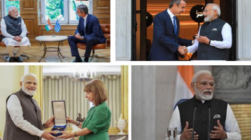 PM Narendra Modi In Greece. PM Narendra Modi In Greece.