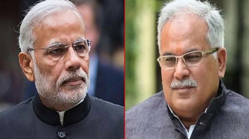PM Modi, CM Baghel PM Modi, CM Baghel