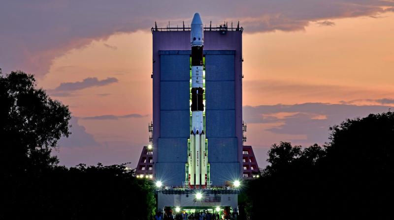 Bengaluru: Preparations in the final phase for India's maiden solar mission, Aditya L1 onboard the PSLV-C57, ahead of its launch on Sept. 2, 2023. (PTI Photo)