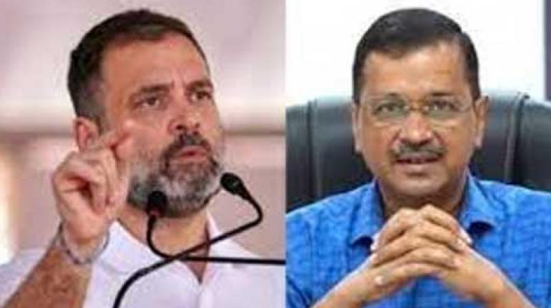 Rahul Gandhi and Arvind Kejriwal Rahul Gandhi and Arvind Kejriwal