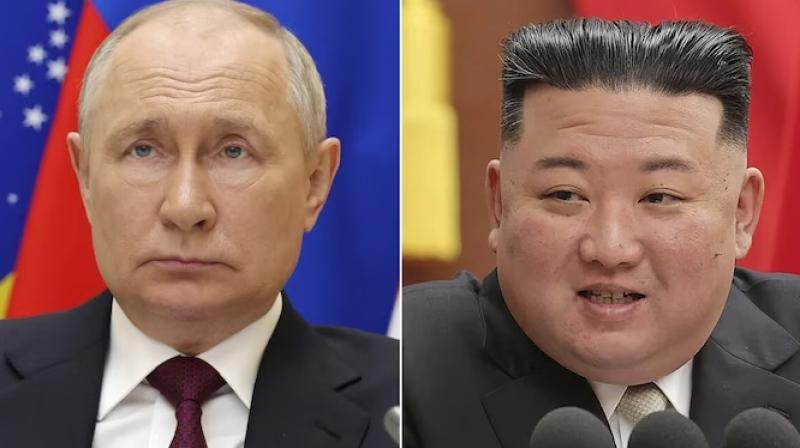 Putin and Kim Jong Putin and Kim Jong