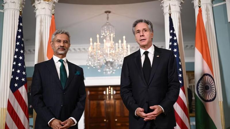 US Secy Blinken meets EAM S Jaishankar.