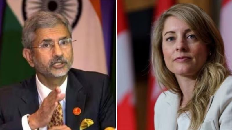 S. Jaishankar and Melanie Joly S. Jaishankar and Melanie Joly