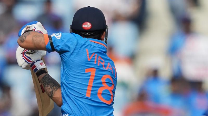 Virat Kohli during Match. Virat Kohli during Match.