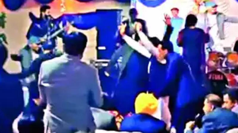 Kartarpur Sahib : Viral video screenshot