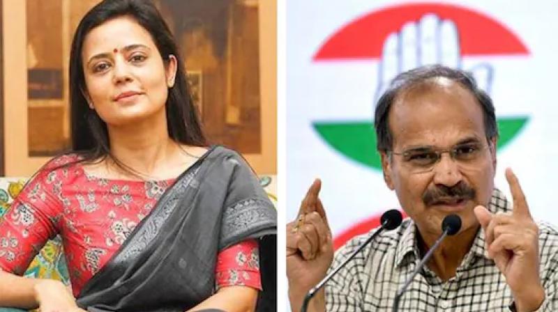 Mahua Moitra and Adhir Ranjan Mahua Moitra and Adhir Ranjan