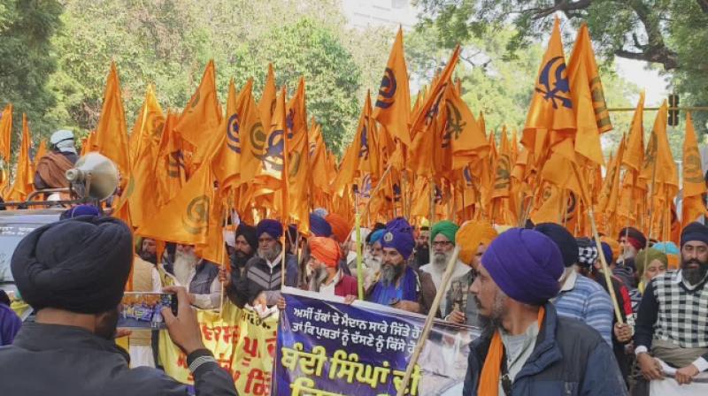 Protest march. Protest march.