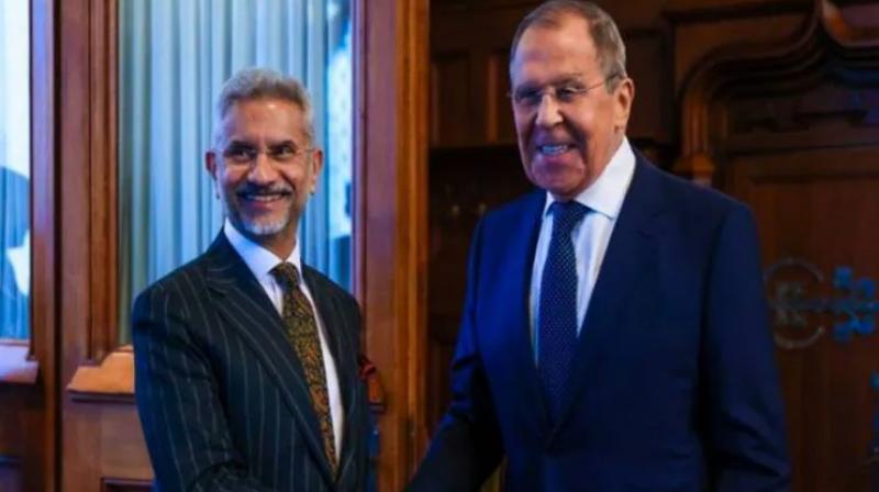 S. Jaishankar with Sergei Lavrov S. Jaishankar with Sergei Lavrov