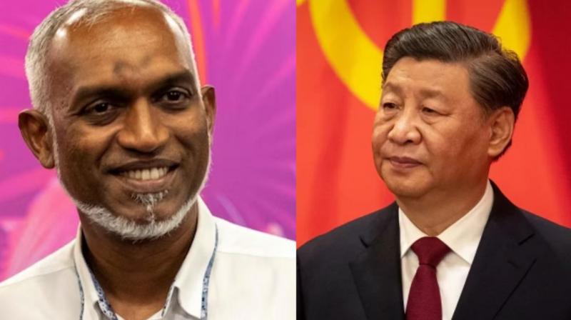 President Moizzu and President Xi Jinping President Moizzu and President Xi Jinping