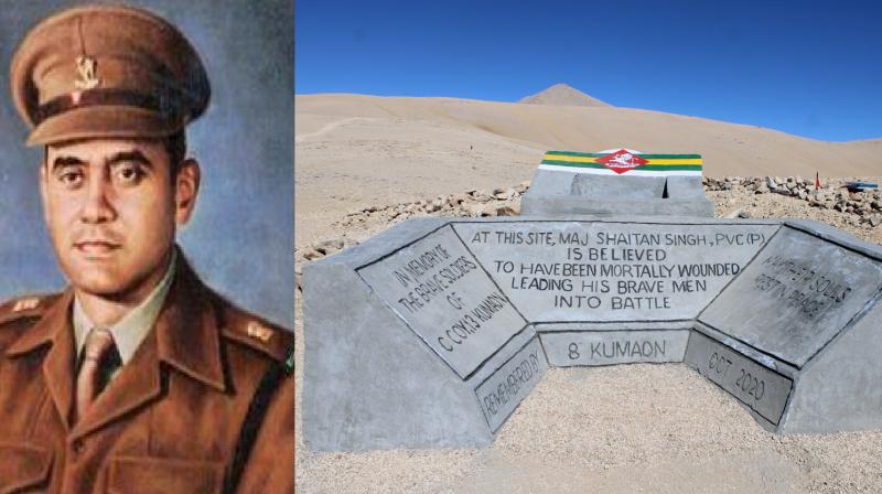 Paramvir Chakra winner Shaitan Singh memorial Paramvir Chakra winner Shaitan Singh memorial