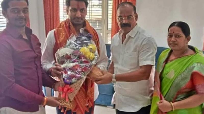 Ajit Pawar's son with a notorious gangster Ajit Pawar's son with a notorious gangster