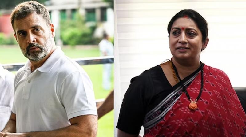 Rahul Gandhi and Smriti Irani Rahul Gandhi and Smriti Irani