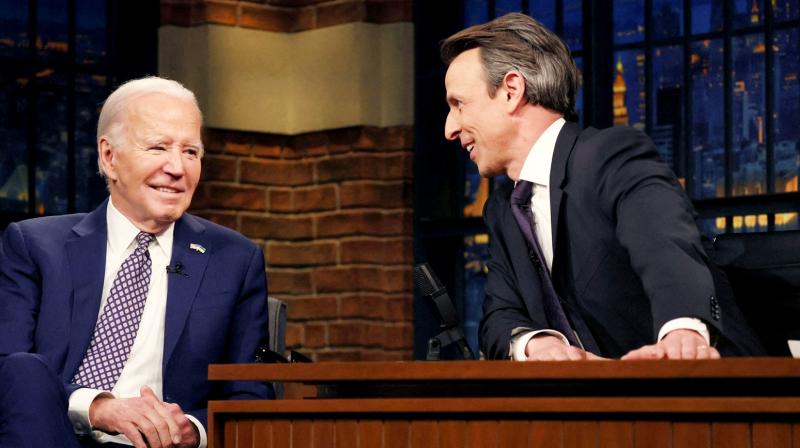 Joe Biden in a TV Program Joe Biden in a TV Program