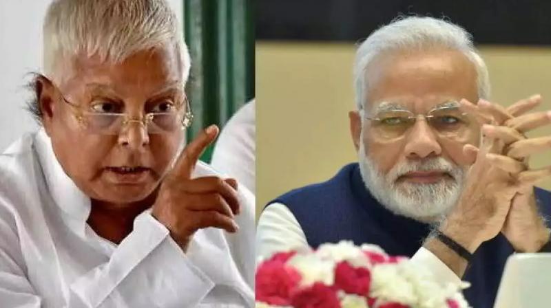 Lalu Prasad Yada, PM Modi Lalu Prasad Yada, PM Modi