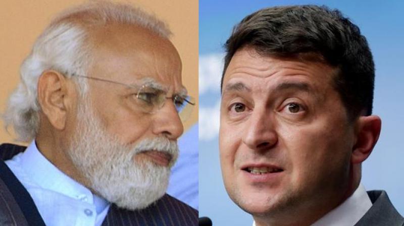 PM Modi and President Zelensky 