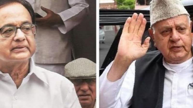 P. Chidambaram and Farooq Abdullah P. Chidambaram and Farooq Abdullah