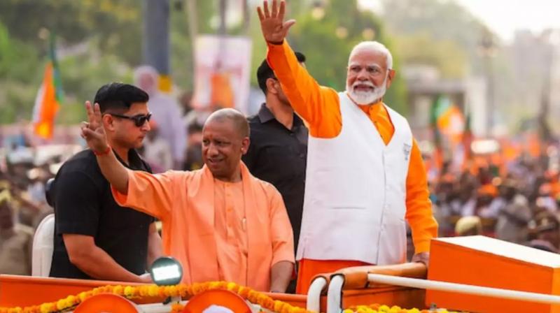PM Modi in Varanasi. PM Modi in Varanasi.