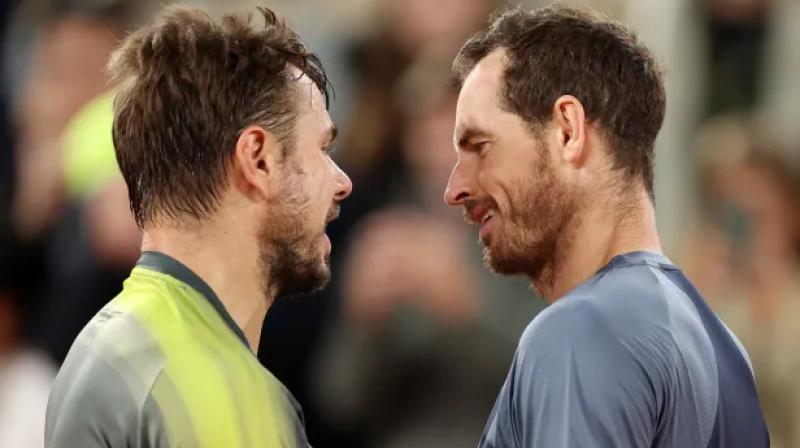 Stan Wawrinka and Andy Murray Stan Wawrinka and Andy Murray