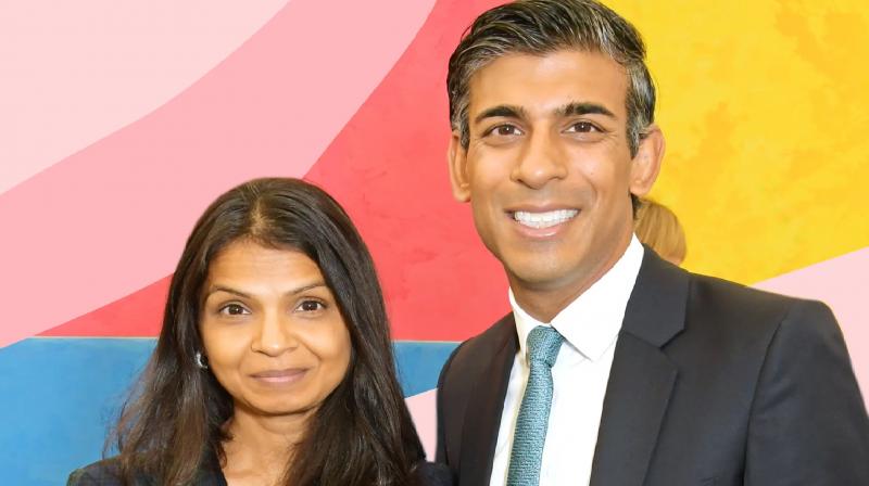 Akshata Murthy and Rishi Sunak Akshata Murthy and Rishi Sunak