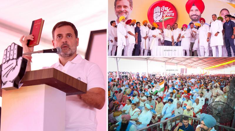 Rahul Gandhi in Ludhiana. Rahul Gandhi in Ludhiana.