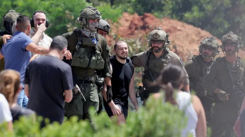 Israel rescues four hostages from Hamas prison Israel rescues four hostages from Hamas prison