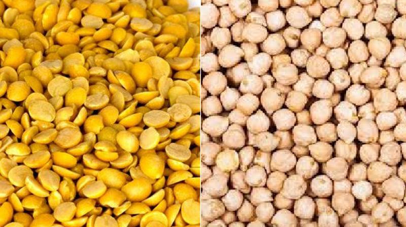 Tur dal and Kabuli Chana Tur dal and Kabuli Chana