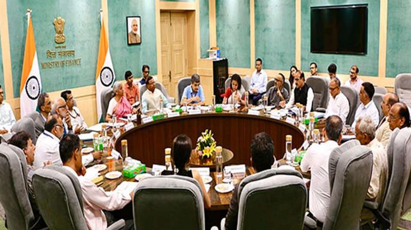Representatives of farmer associations and agricultural experts met with Union Finance Nirmala Sitharaman in New Delhi. Representatives of farmer associations and agricultural experts met with Union Finance Nirmala Sitharaman in New Delhi.