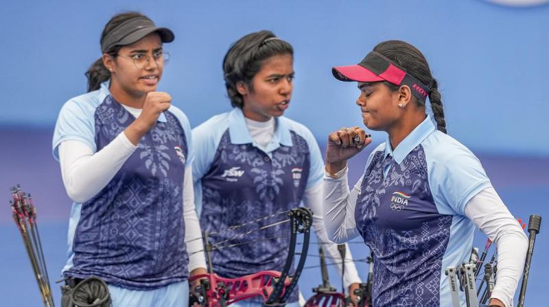 Indian Archery Team. Indian Archery Team.