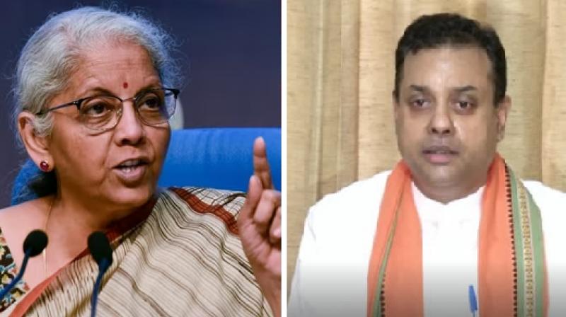 Nirmala Sitharaman and Sambit Patra. Nirmala Sitharaman and Sambit Patra.