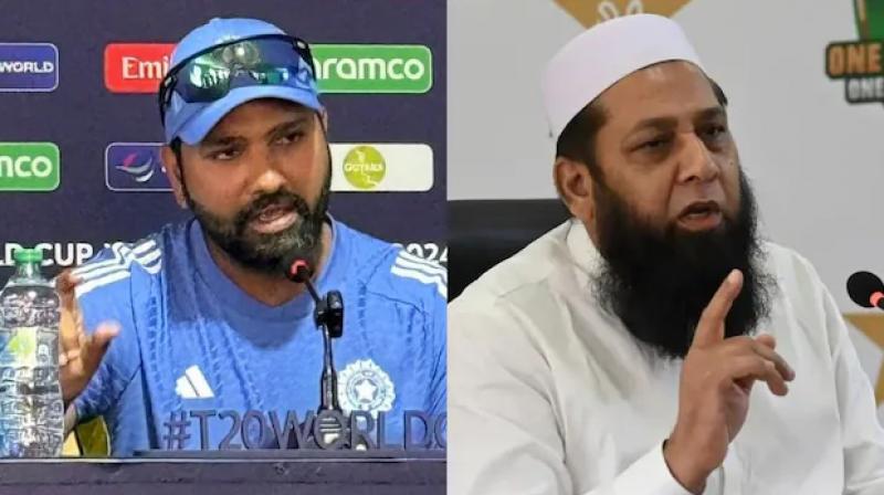 Rohit Sharma and Inzamam-Ul-Haq Rohit Sharma and Inzamam-Ul-Haq
