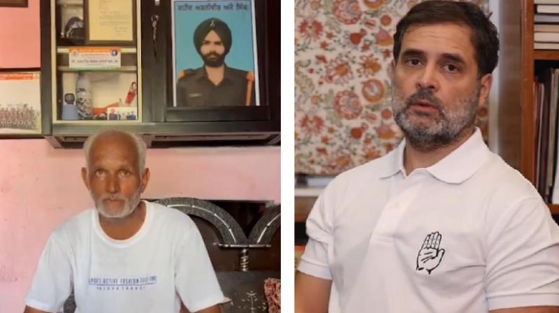 Ajay's father and Rahul Gandhi Ajay's father and Rahul Gandhi