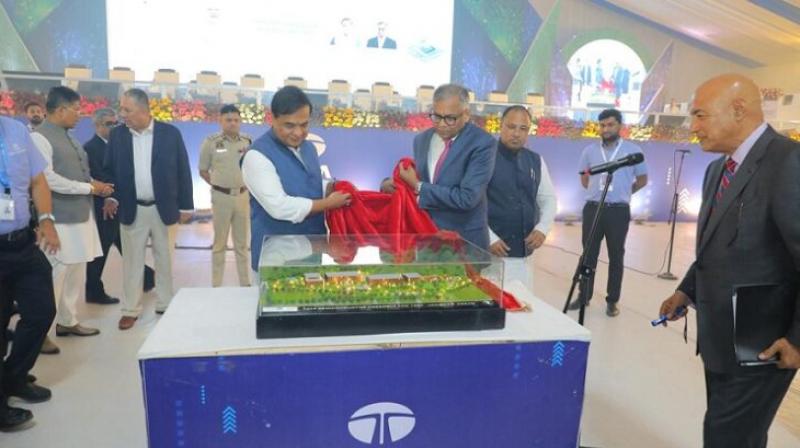 Foundation stone laid for Tata's Assam semiconductor plant Foundation stone laid for Tata's Assam semiconductor plant