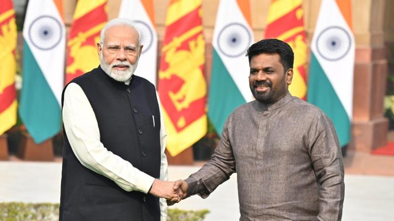 PM Modi with Sri Lankan President Anura Kumar Dissanayake PM Modi with Sri Lankan President Anura Kumar Dissanayake