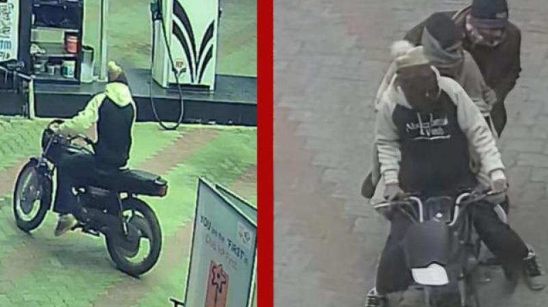 CCTV footage of the suspects was released CCTV footage of the suspects was released