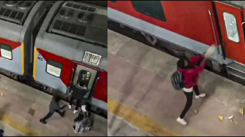 Madhya Pradesh Train Attacked. Madhya Pradesh Train Attacked.