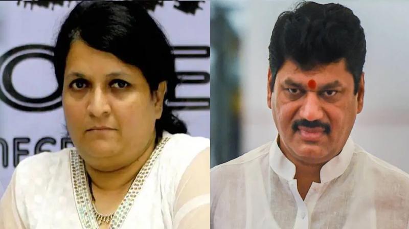 Anjali Damania and Dhananjay Munde. Anjali Damania and Dhananjay Munde.