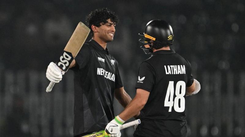 Rachin Ravindra and Latham. Rachin Ravindra and Latham.